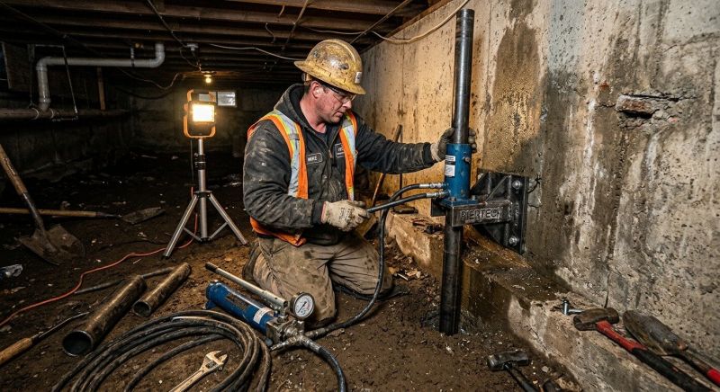 Concrete Foundation Leveling detail