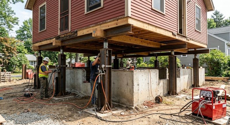 House Raising detail